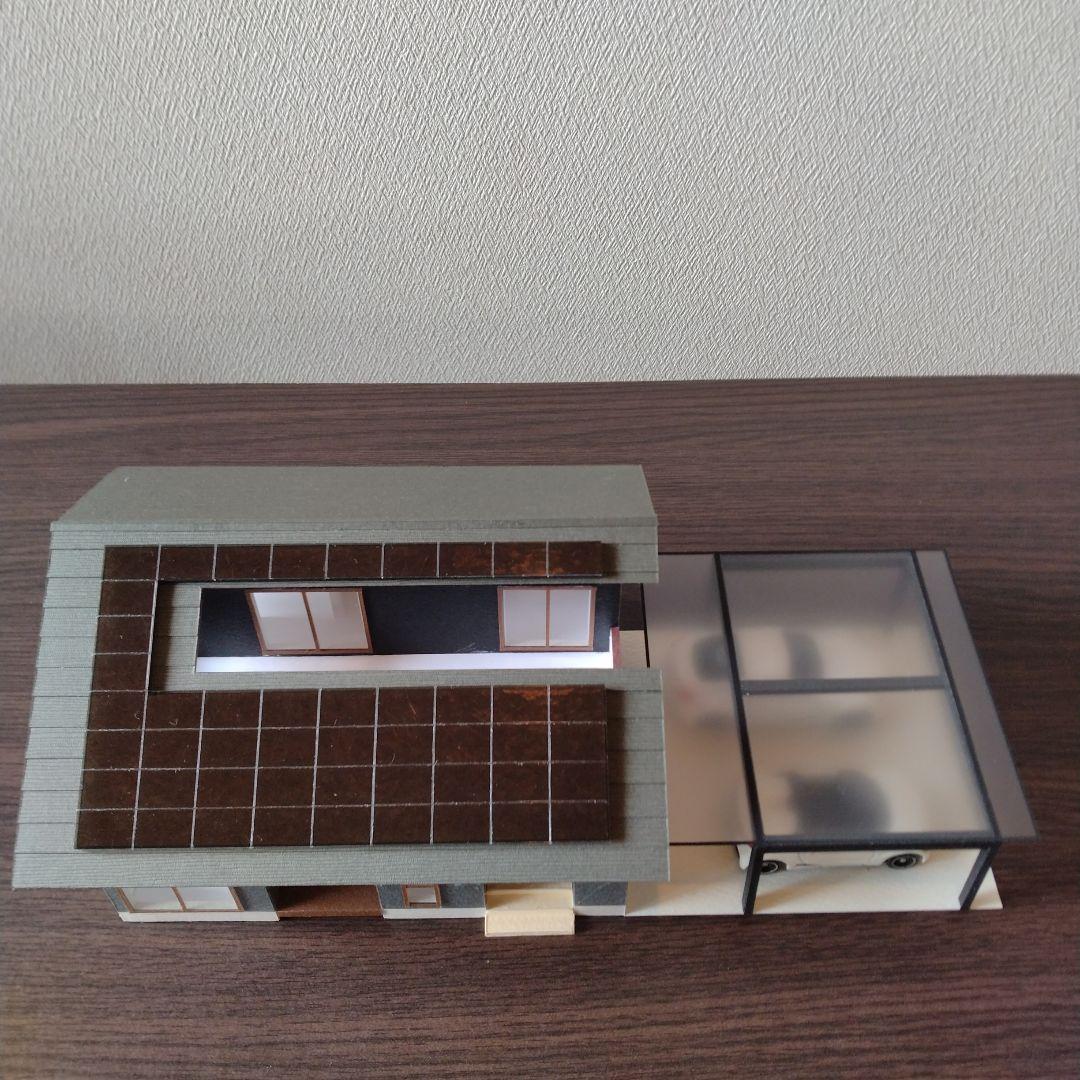 100分の1，2階建て内外模型 No.97『バルコニーでBBQ！！』