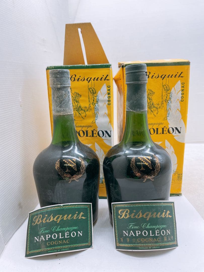 【2本】古酒 BISQUIT NAPOLEON ナポレオンブランデー コニャック