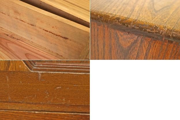 レトロ キャビネット 戸棚 本箱 収納 ラック 引き出し 抽斗 2杯 木製