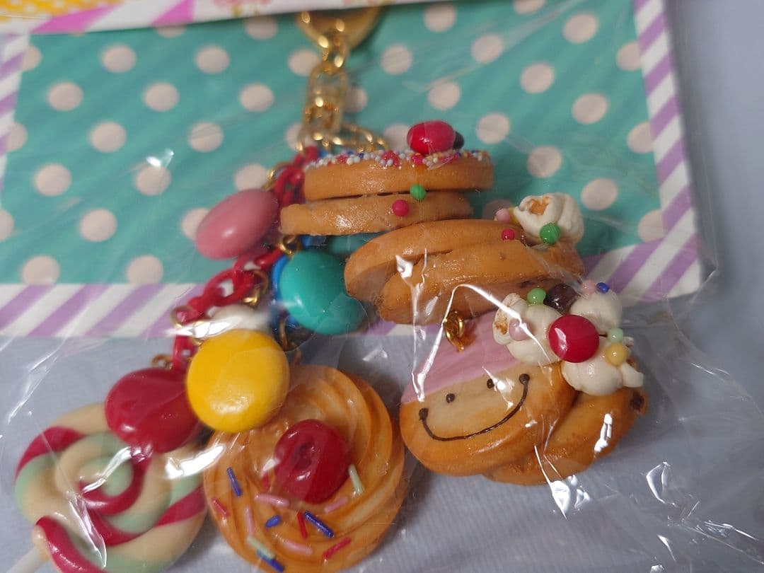 Lucky Cream Chocolate☆クッキーキーホルダー☆スイーツデコ