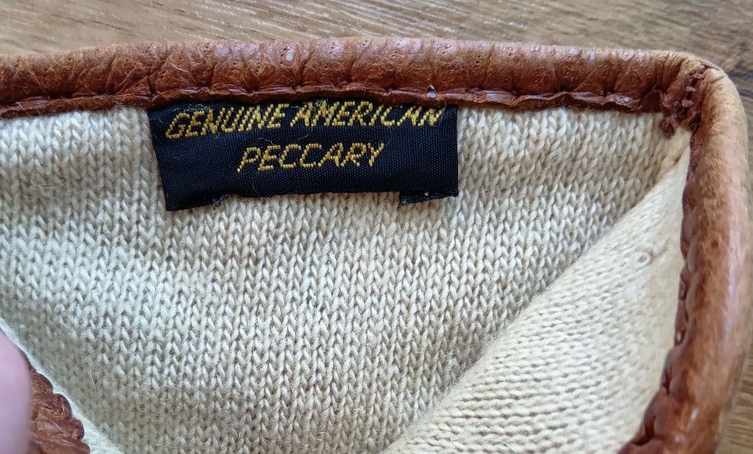 h*u様 restelli レステリ ペッカリーグローブ カシミアライニング