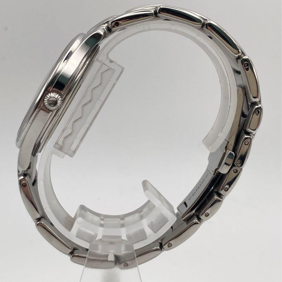 FENDI フェンディ オロロジ デイト ラウンド ローマン 210G メンズ