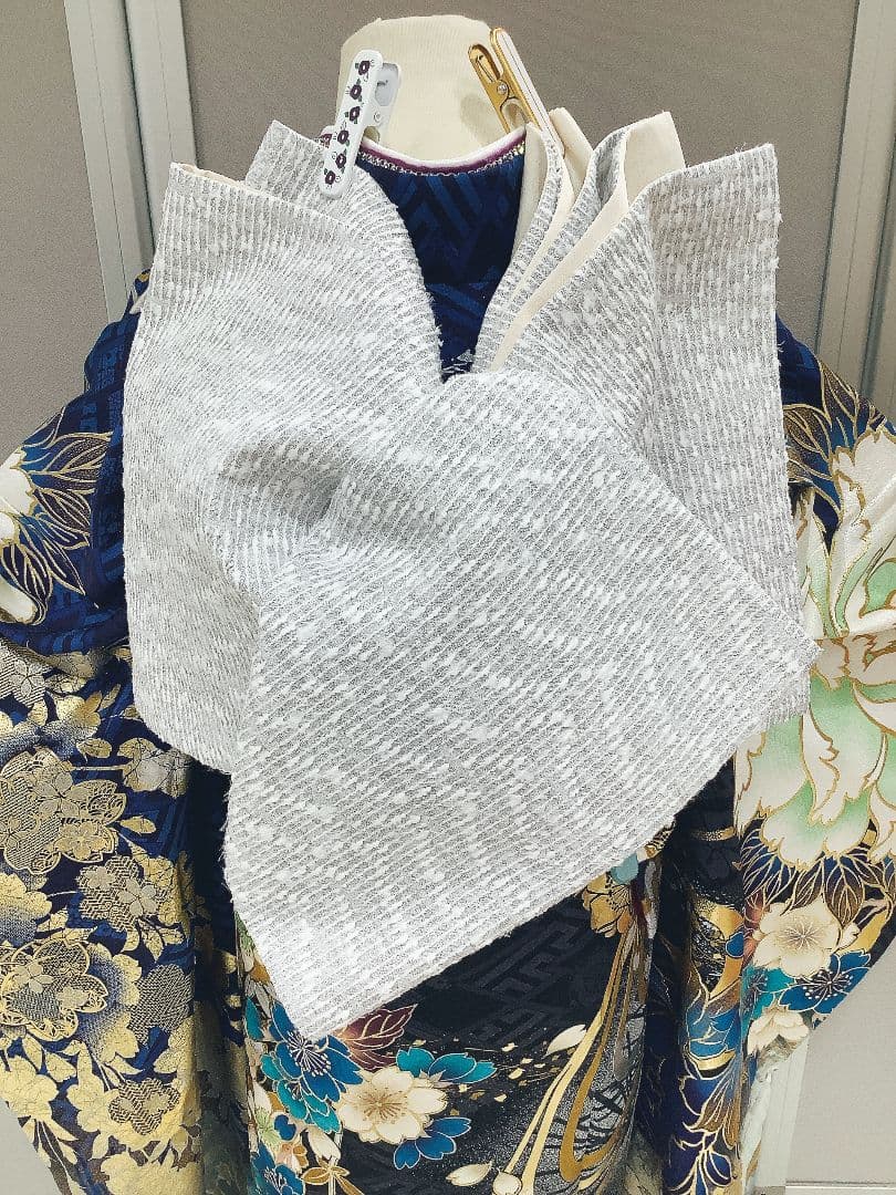 振袖フルセット　青