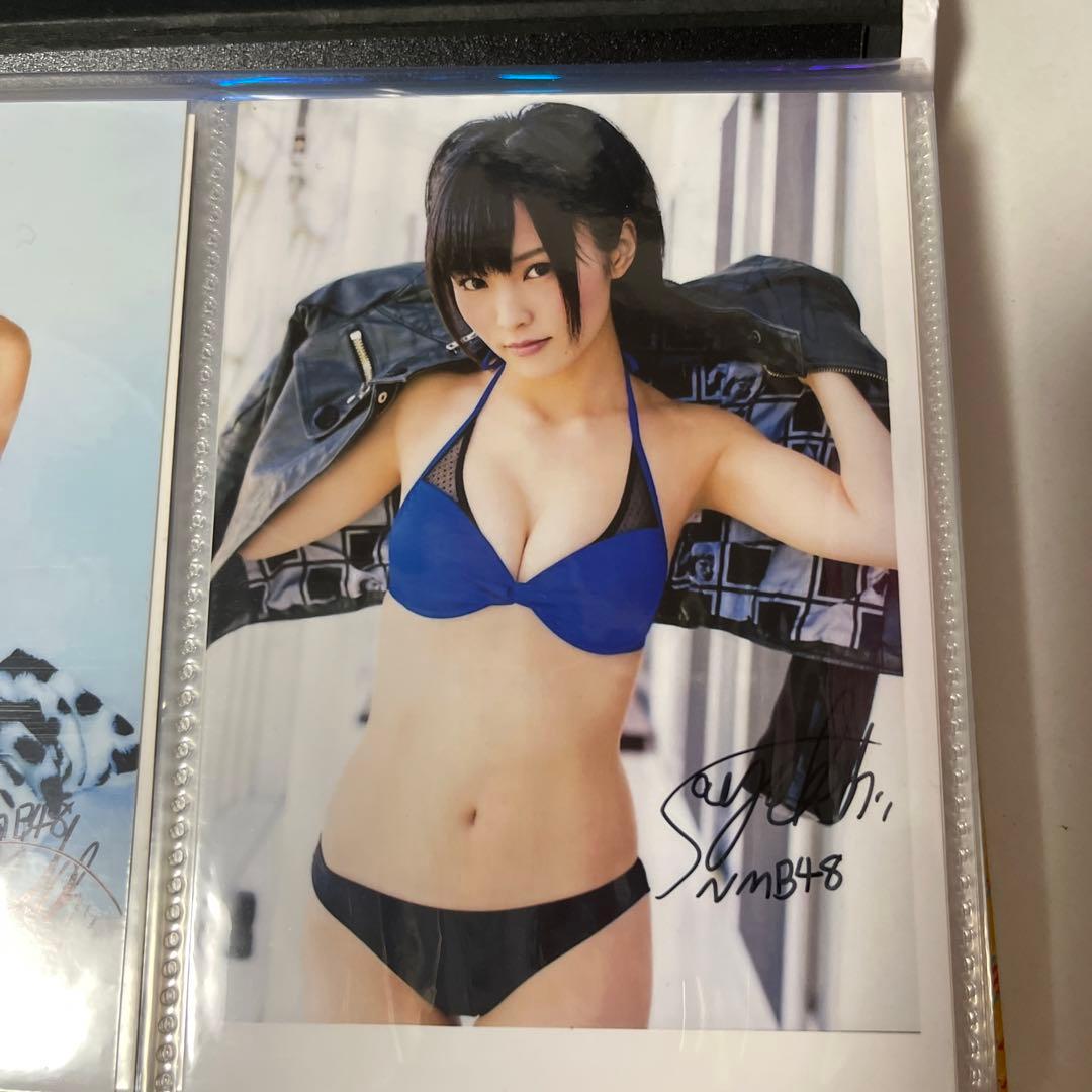 山本彩　生写真　写真フォルダー　サイン写真2枚 その他150枚