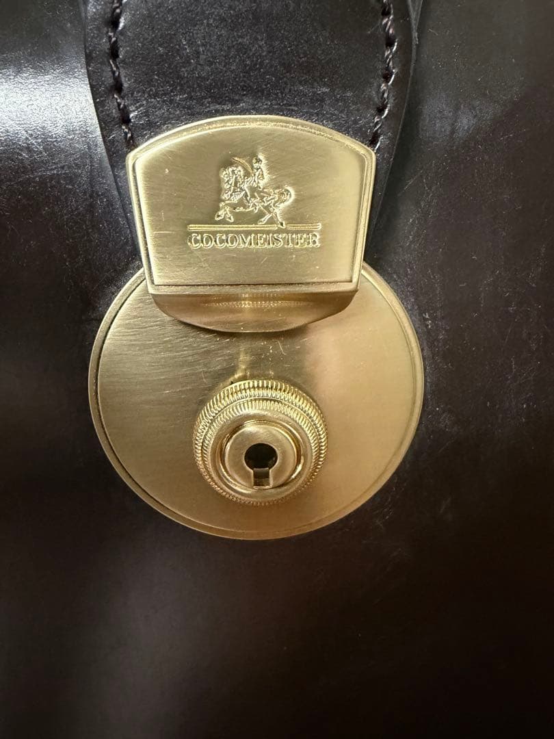 ココマイスター ブライドル ダレスバッグミニ Brown