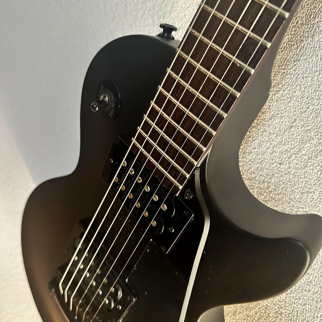 美品 Epiphone Goth Les Paul Studio Black