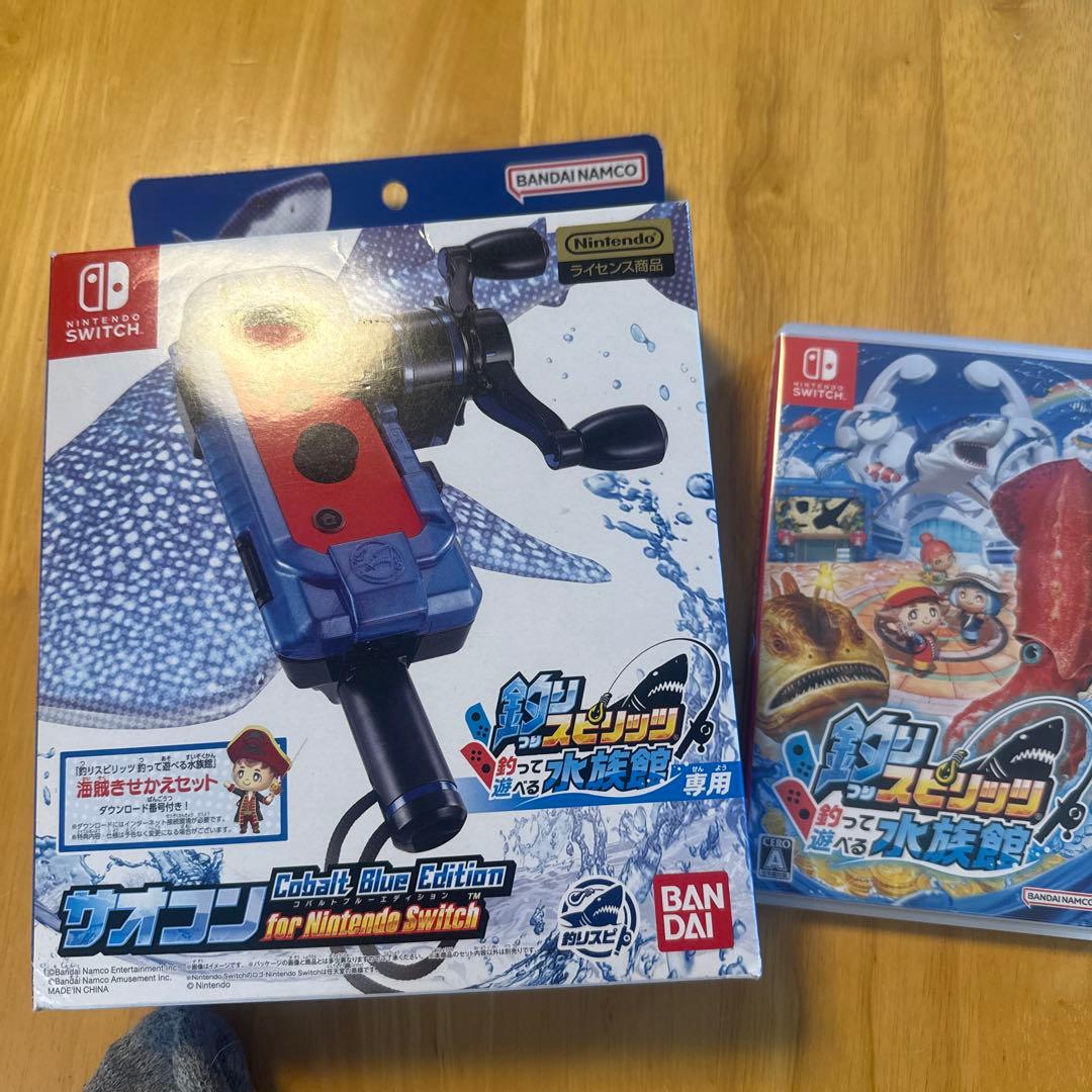 【美品】Nintendo Switch 釣りスピリッツ水族館&サオコンセット