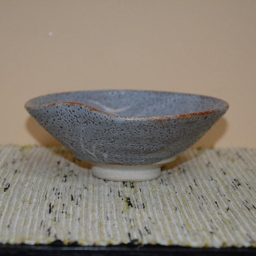 茶道具　数茶碗　志野平茶碗　１０個　美濃焼　桃山窯　林英仁　古物　送料込み