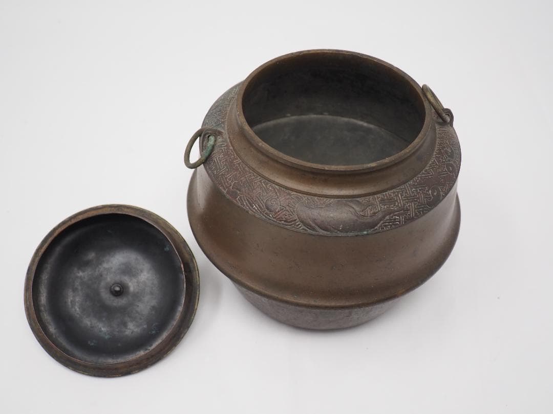 茶釜　風炉釜　小型　茶道　銅　工芸品