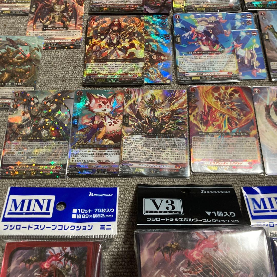 ヴァンガード ヴァルガ・ドラグレス 羅刹　デッキパーツ　環境構築　スリーブ付き