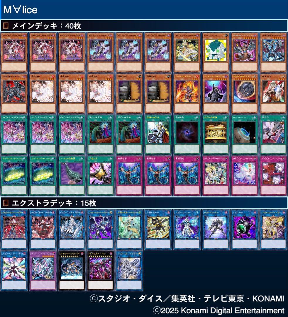〚引退品〛遊戯王 M∀LICEデッキ