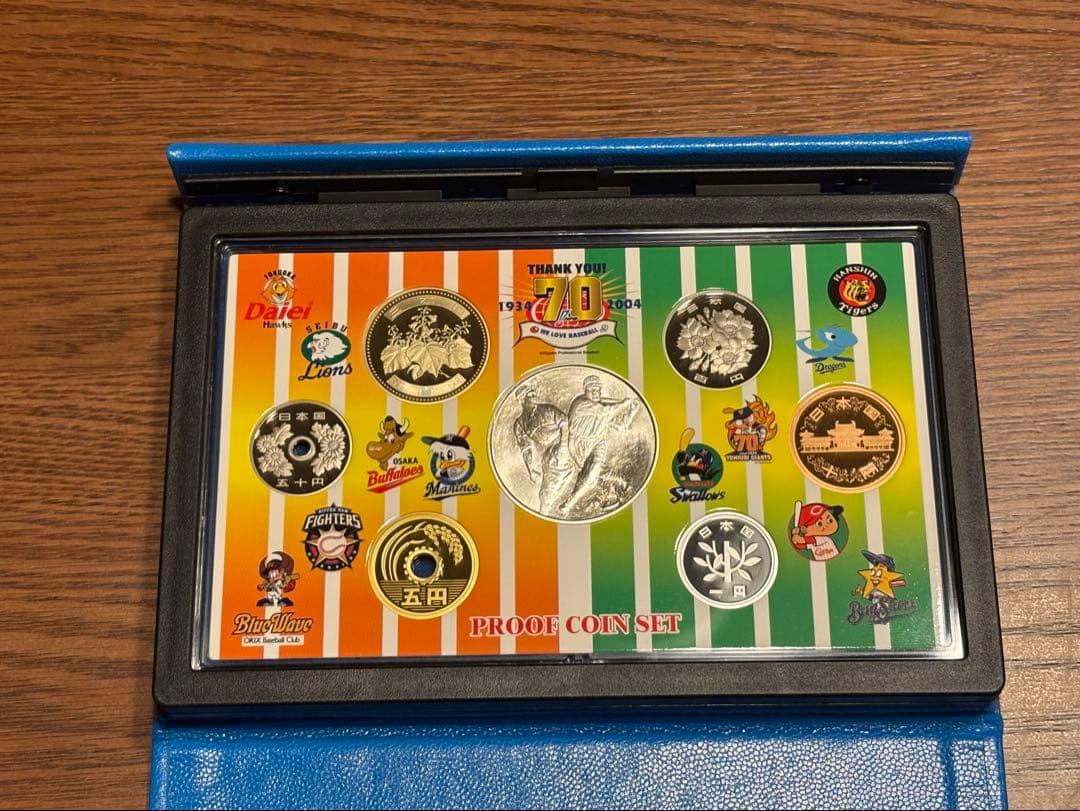 【2個セット】プロ野球誕生70年 2004年プルーフ貨幣セット