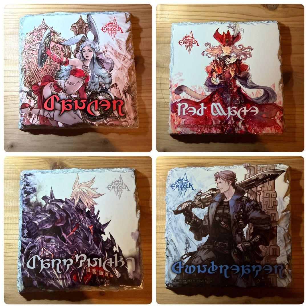 FF14 ジョブ石板20台　アクスタ3枚　エオルゼアカフェ