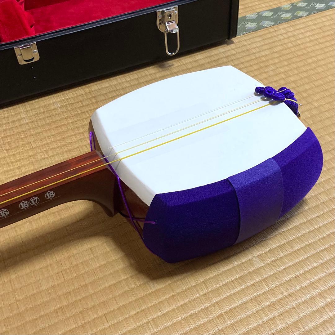 三味線　ハードケース　バチ　セット　初心者　練習用　　入門