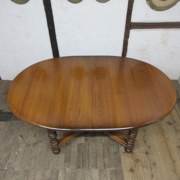 イギリス アンティーク 家具 アーコール ダイニングテーブル 英国製 6933d