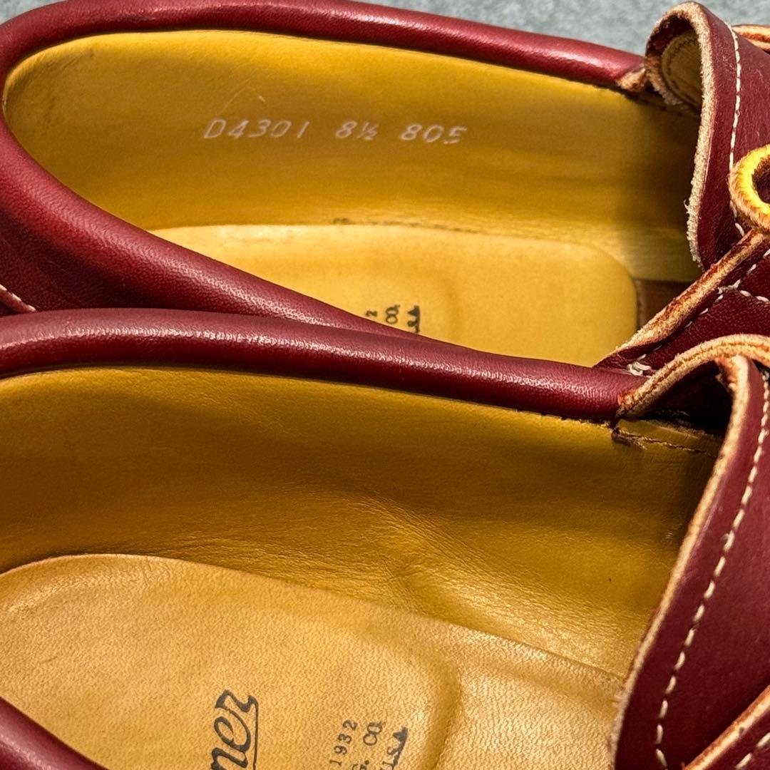 Danner ボートシューズ ダンキャットソール 26.5cmレザー 廃盤 希少