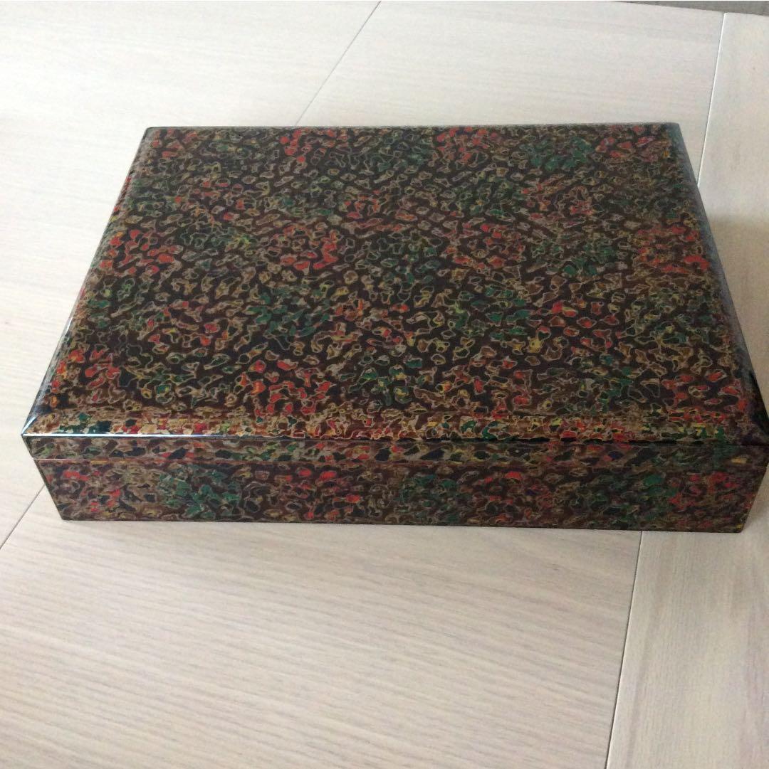 津軽塗 イシオカ工芸製 塗り箱