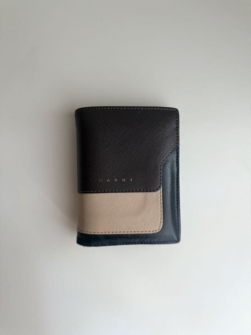marni 折り畳み財布　ブラウン
