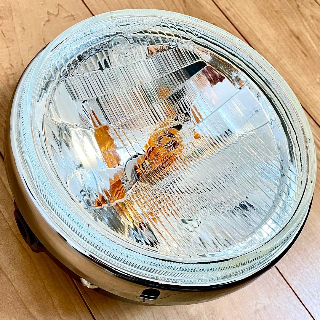 当時物 シビエ 凹み ヘッドライト CIBIE 美品 マーシャル