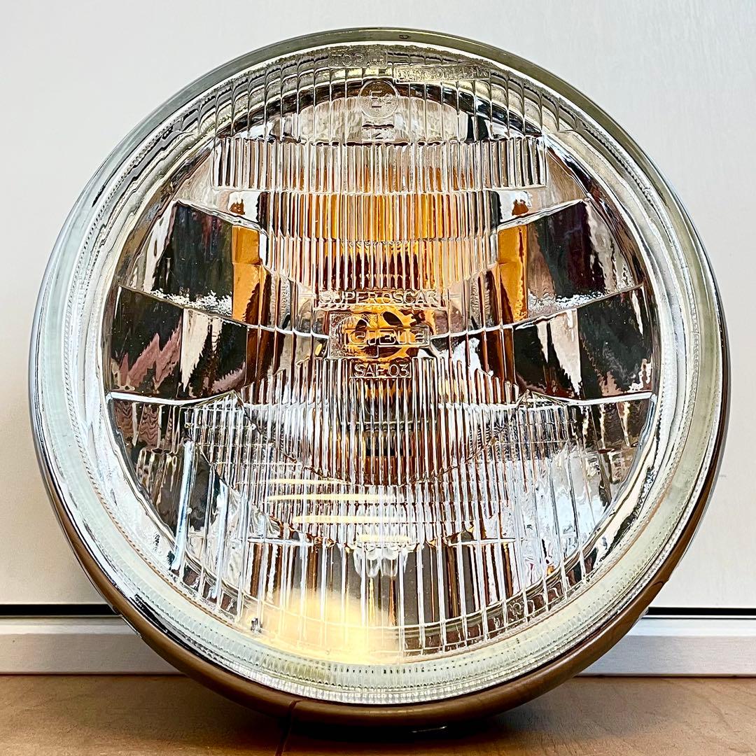 当時物 シビエ 凹み ヘッドライト CIBIE 美品 マーシャル