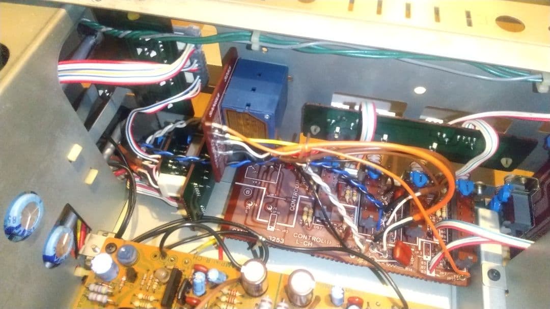 SANSUI AU-D707F ステレオプリメインアンプ メンテナンス施工済み