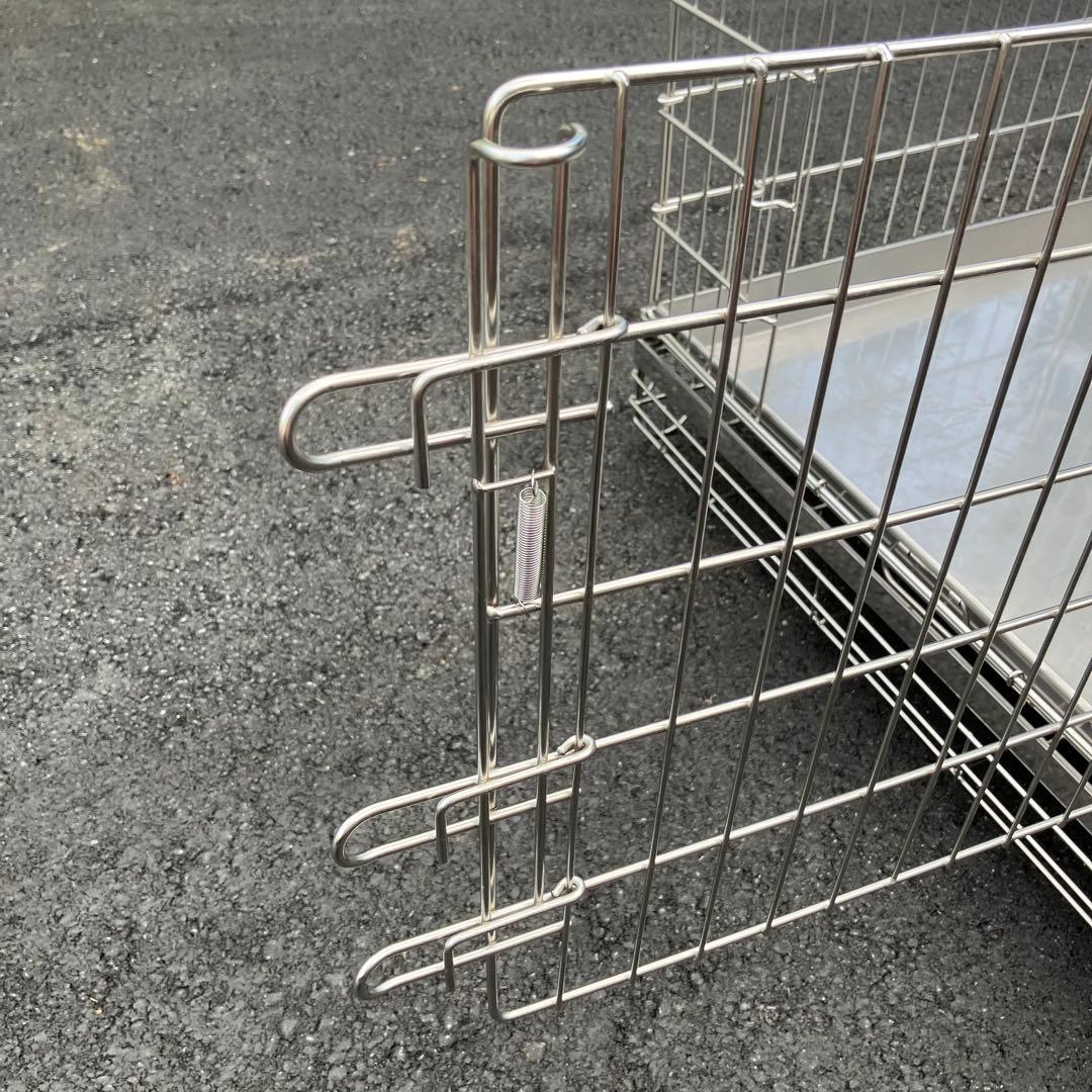 ハチコウ ステンレスケージＬ−ＳＯＰ 長面扉780mm×550mm×H680mm