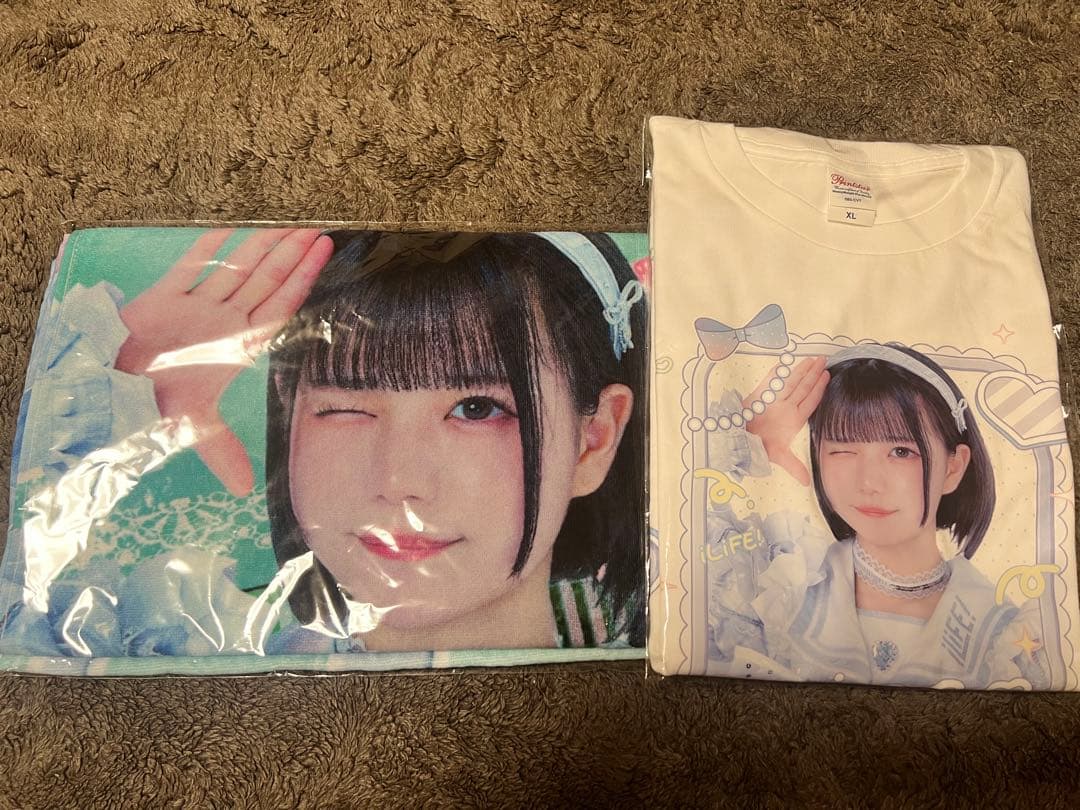 あいす 実写推しタオル 実写推しTシャツ ガラポン ONE iLiFE 武道館
