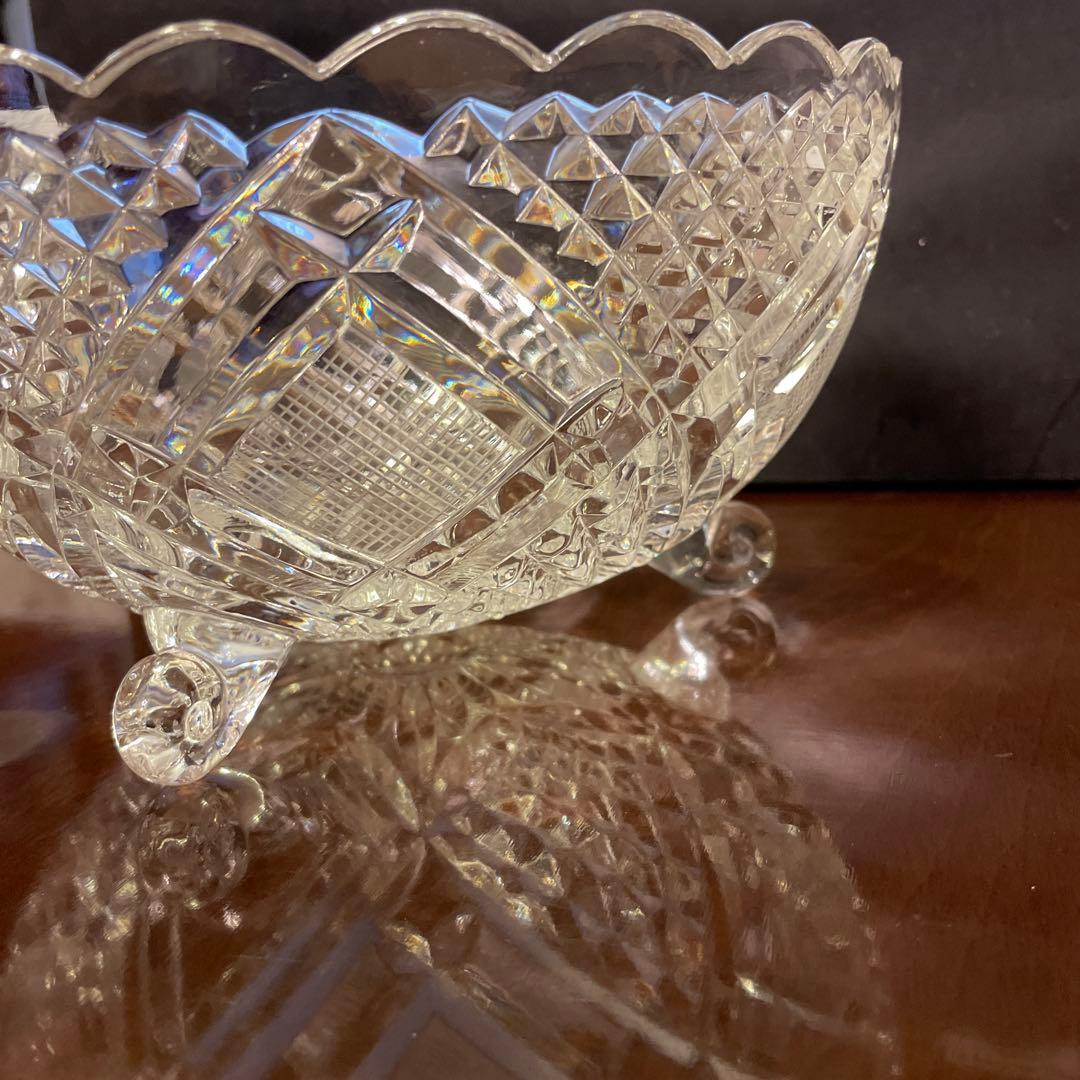 ボヘミアクリスタルボウル　脚付