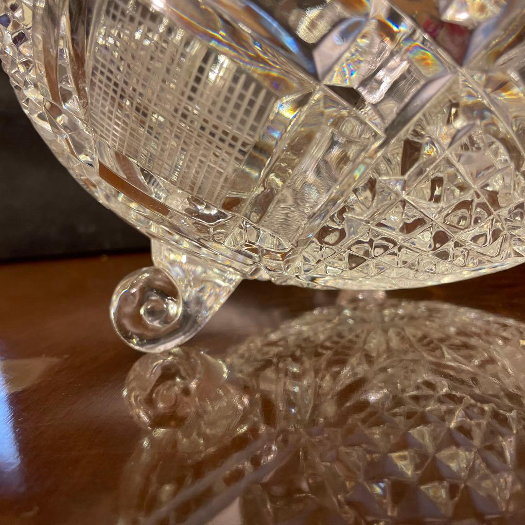 ボヘミアクリスタルボウル　脚付