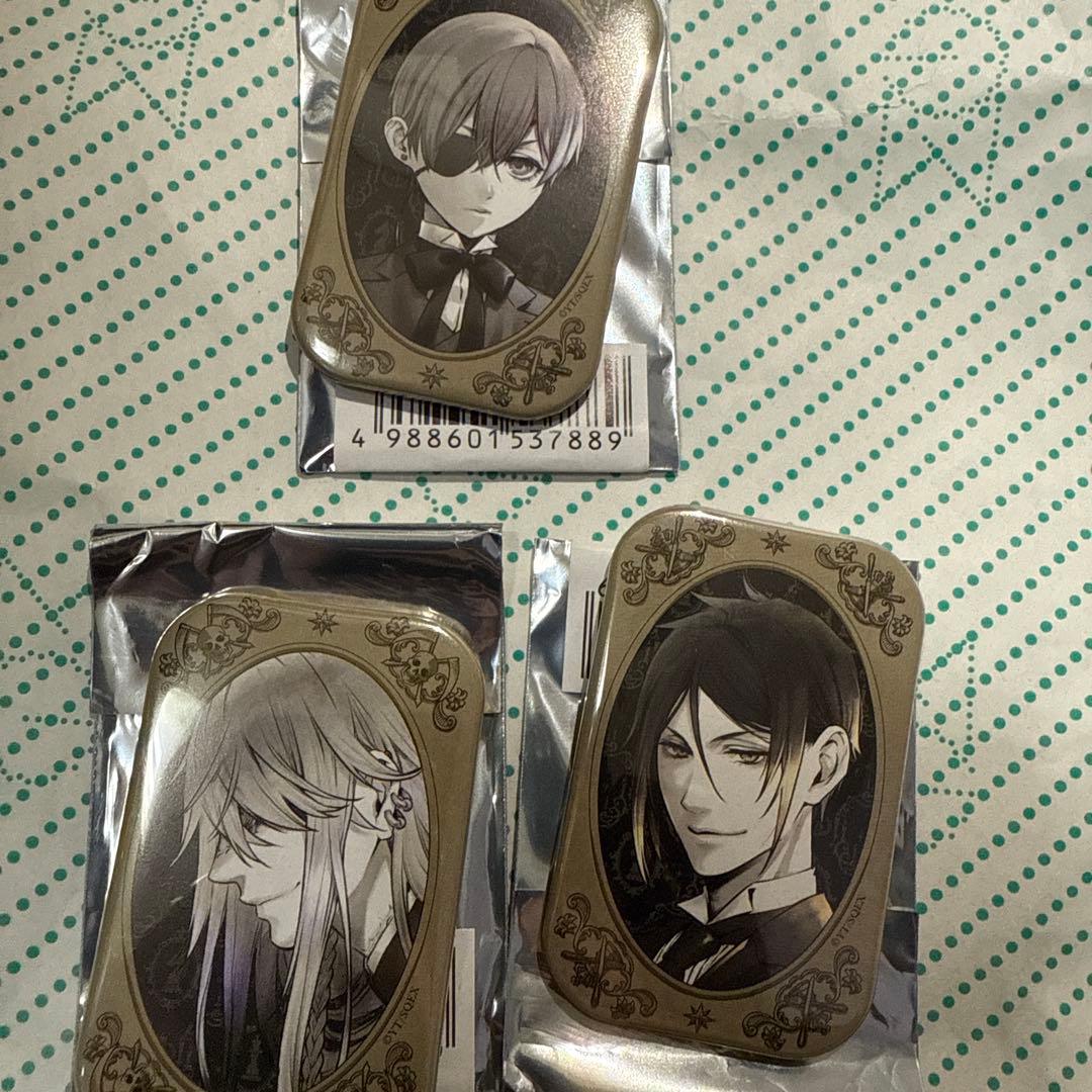 黒執事 Black Label 缶バッジ Rich Black