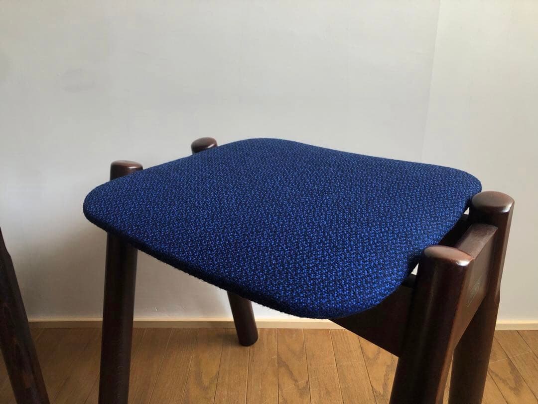 ヴィンテージ WINDS太平 スタッキングスツール2脚セット 飛騨家具 レトロ