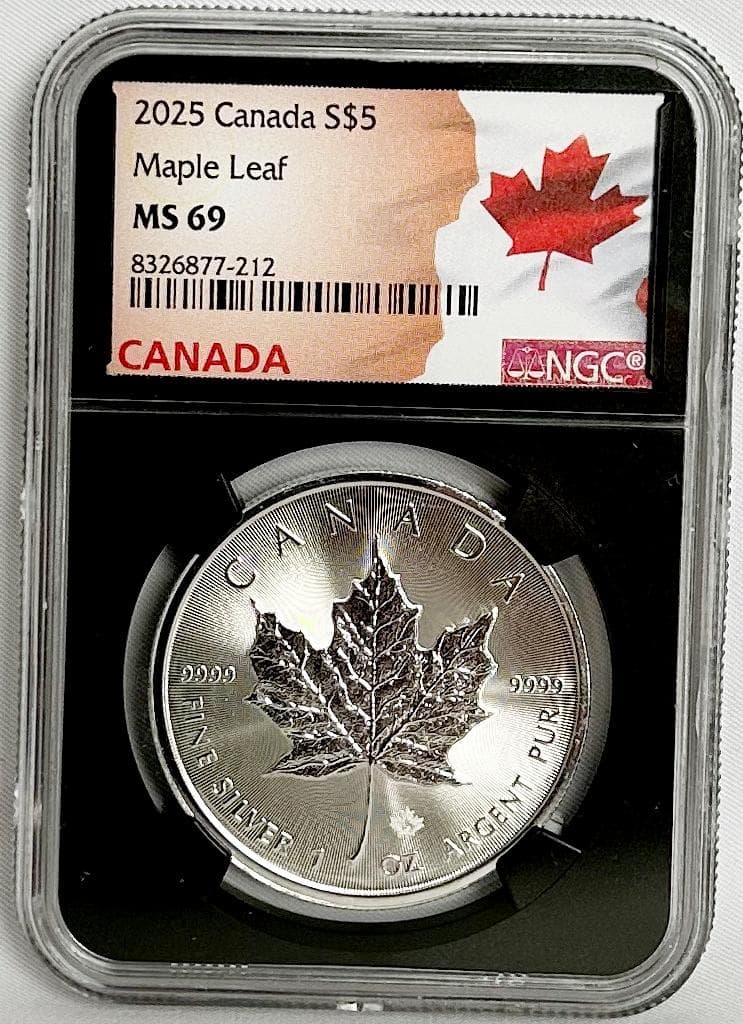 2025年 カナダ　メープルリーフ NGCMS69 8326877-212