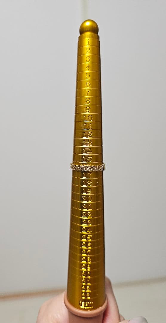 サ*ン様 最終値下げK18 ゴールド チェーンリング　専用箱付き　男女兼用