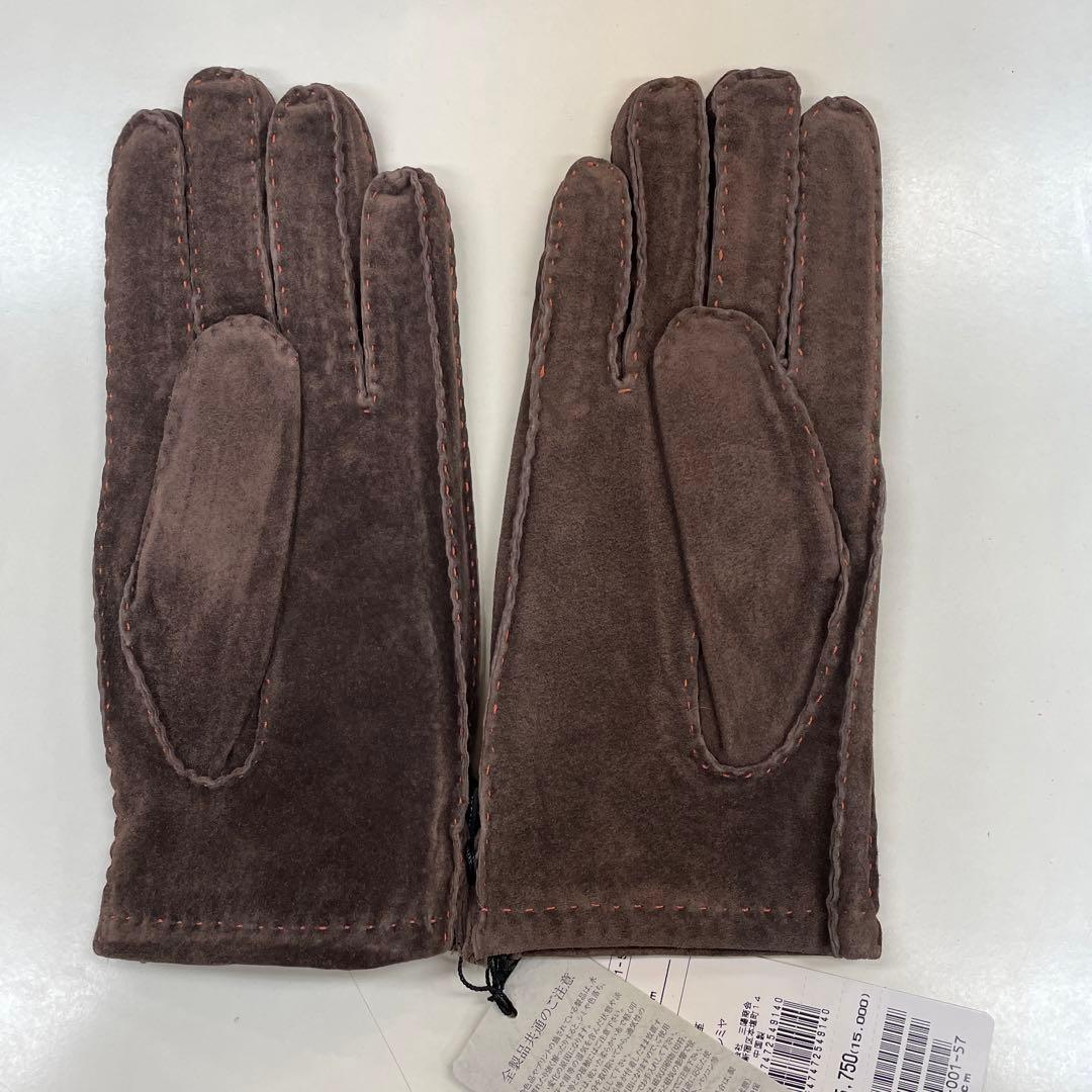 更にお値下げ！バーバリーブラックレーベル　レザーグローブ