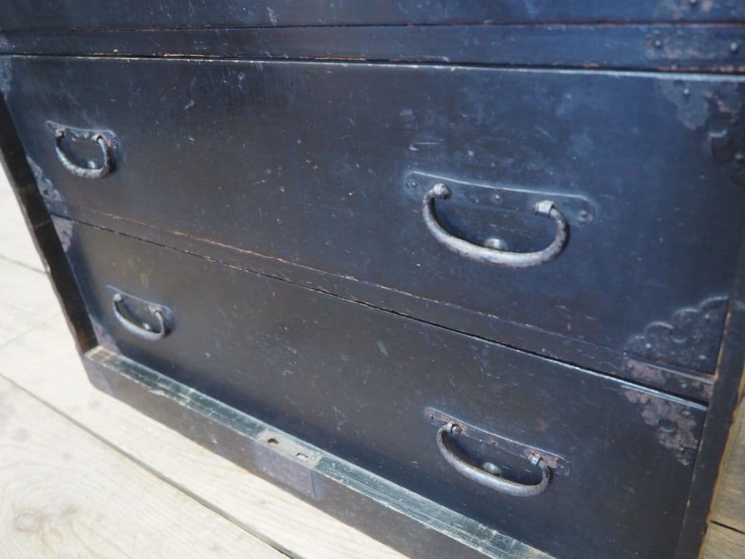 1259　 アンティーク　小箪笥　棒タンス　収納棚　骨董　レトロ　インテリア