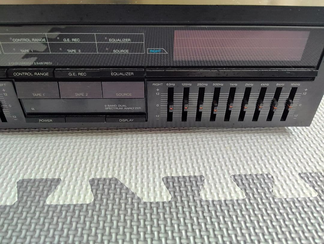 A&D DA-E830 9素子グラフィックイコライザー AKAI DIATONE