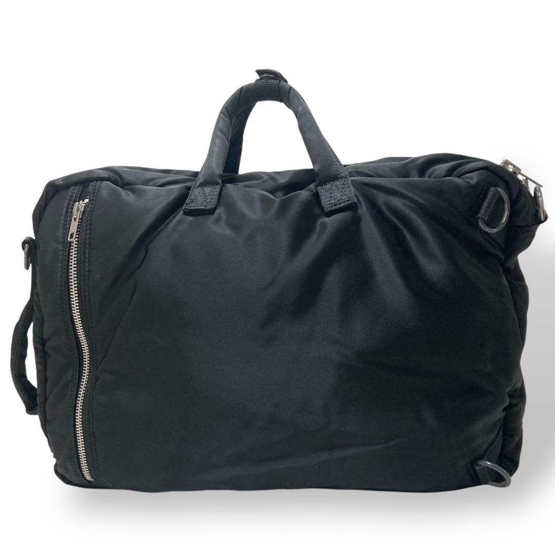 【美品】ポーター　タンカー　2way ビジネスバッグ　ショルダー　ナイロン　黒