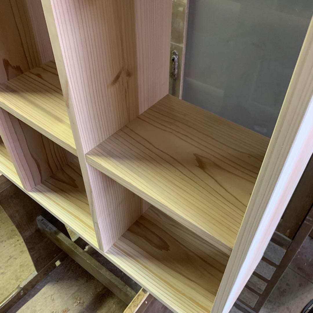 杉　オープンシェルフ 3×2 自然素材　無垢材