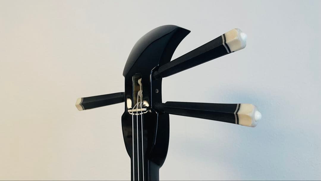 本皮 三線 美品！ケース+ウマ+バチ付き 沖縄三線