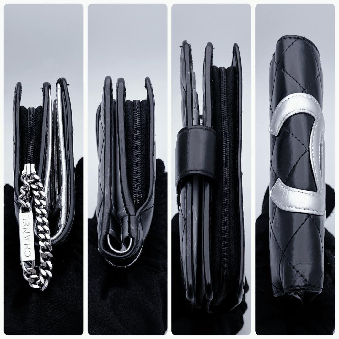 開運財布！新品未使用 シャネル カンボンライン 黒 財布 正規品保証2884