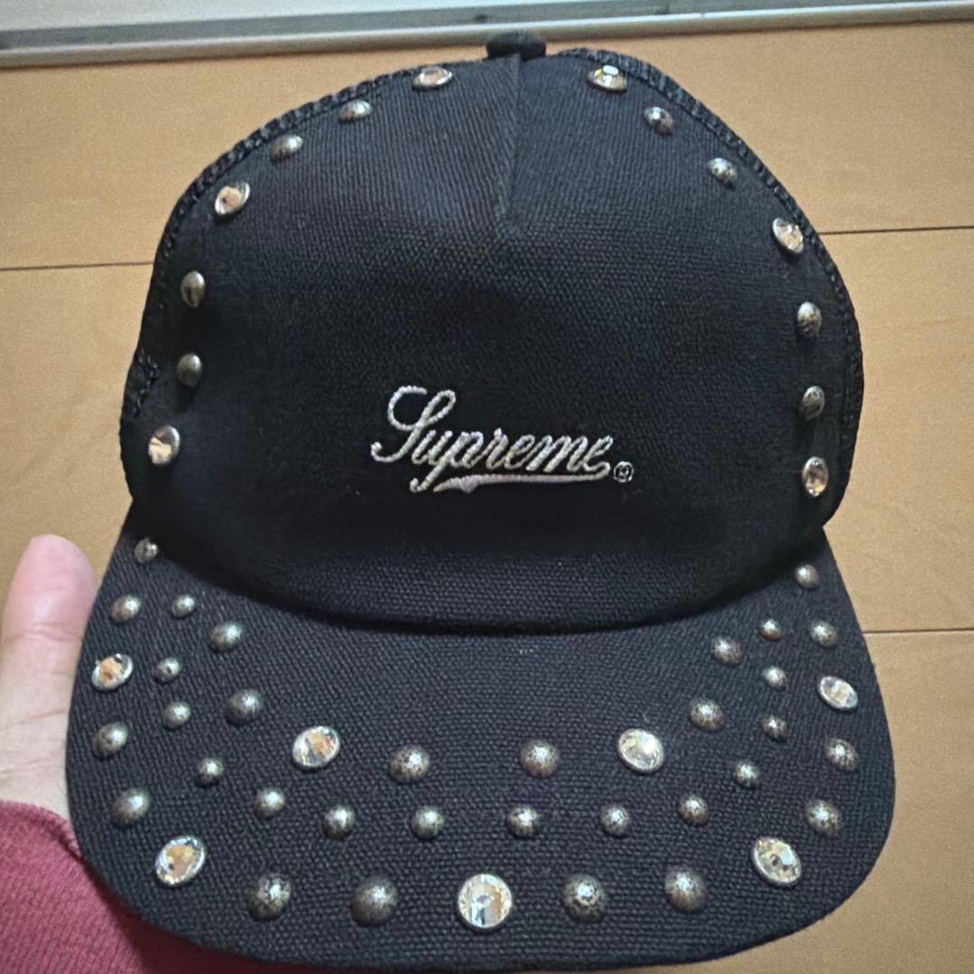 帽子 Supreme b.b.Simon StuddedCanvasMesh 24aw