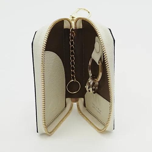 F06310 L'arcobaleno スマートWキーケース ホワイト/トープ