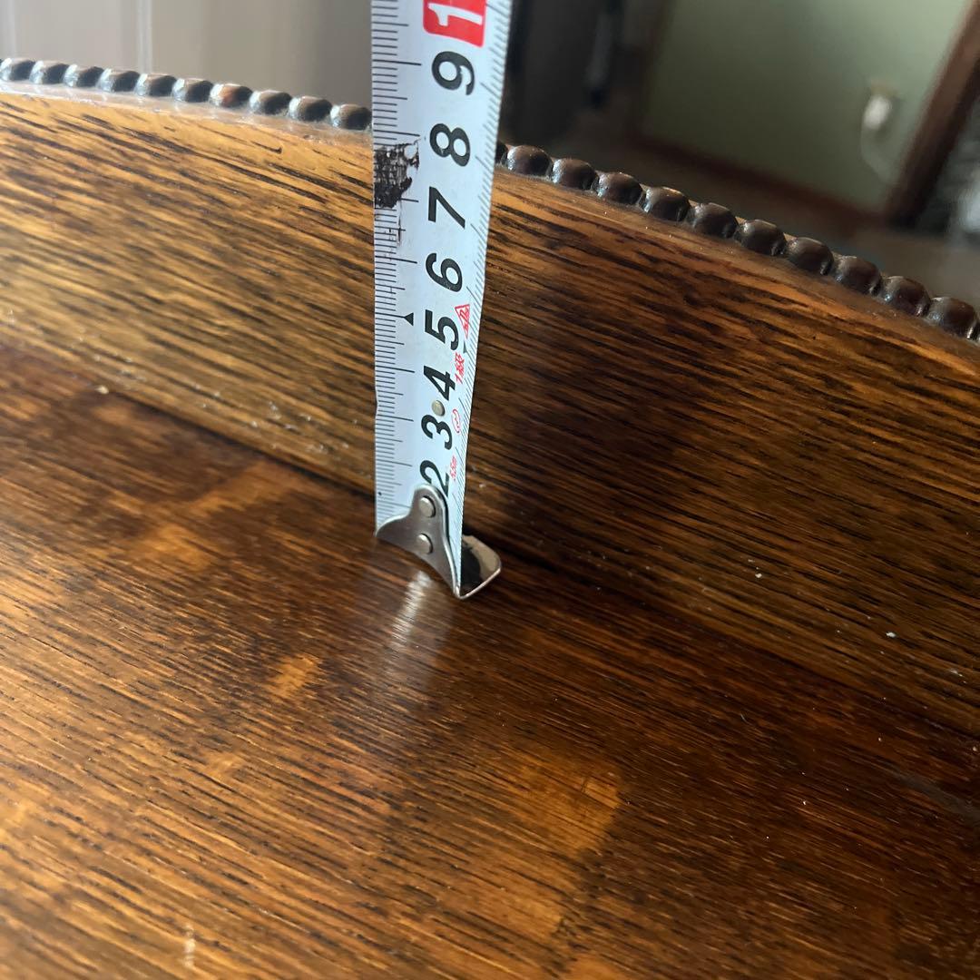 イギリスアンティーク＊木製デスク リメイク品＊引き出し付き