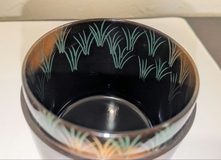 『蛍早苗』吹雪　即中斎好写　二代前端春斎　蒔絵茶道具表千家宗伴書付的々斉前端春斉