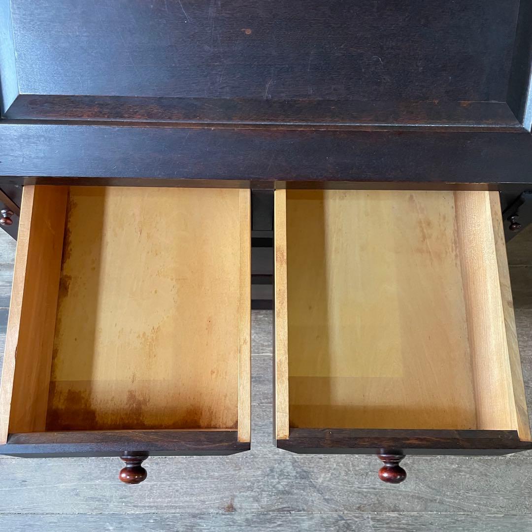 民芸家具 ライティングビューロー チェスト ワークデスク アンティーク家具