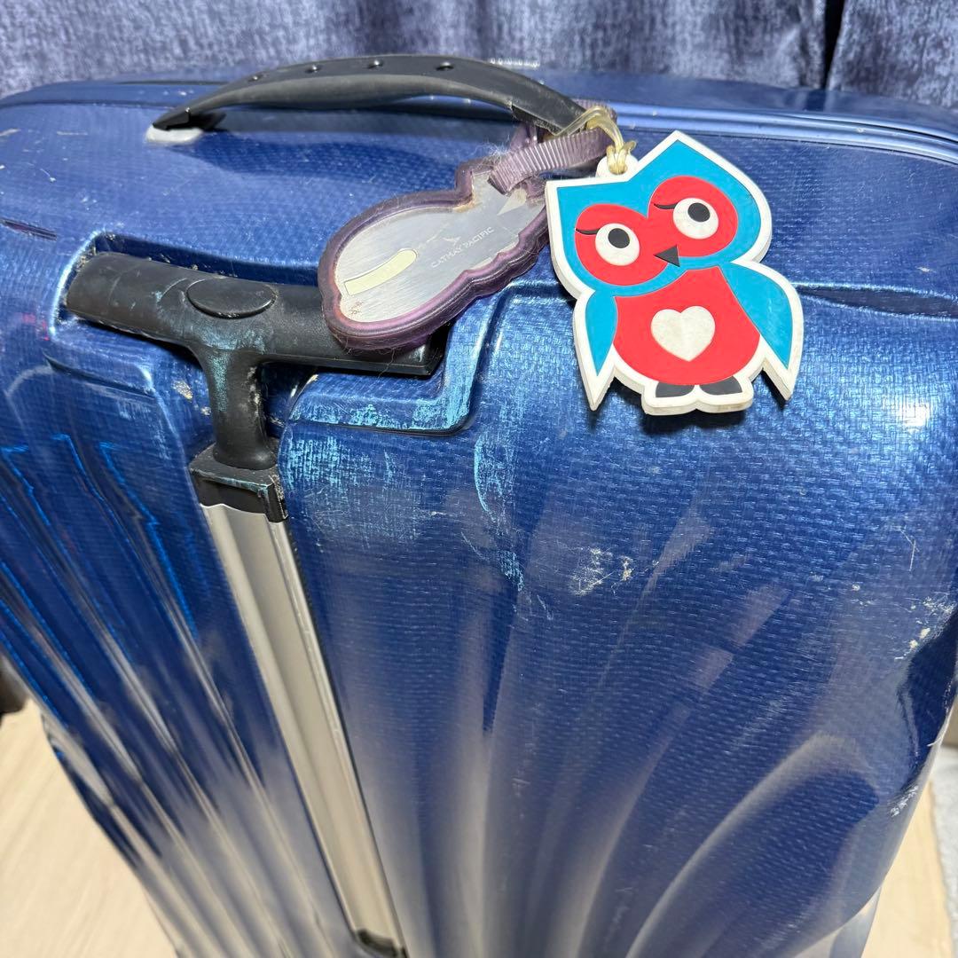 【中古】samsonite サムソナイト 1910 スーツケース 青 ブルー