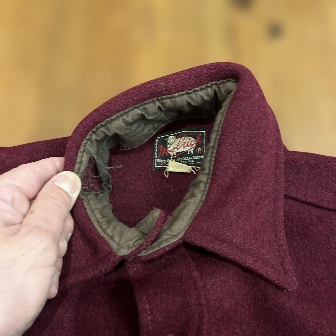 ヴィンテージ50.60sウールリッチ　ウールシャツ