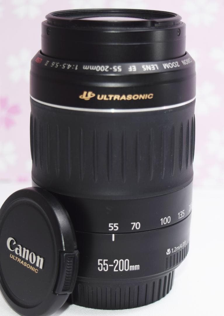 ✨極美品✨Canon☆望遠レンズ☆EF55-200mm ☆遠景に最適