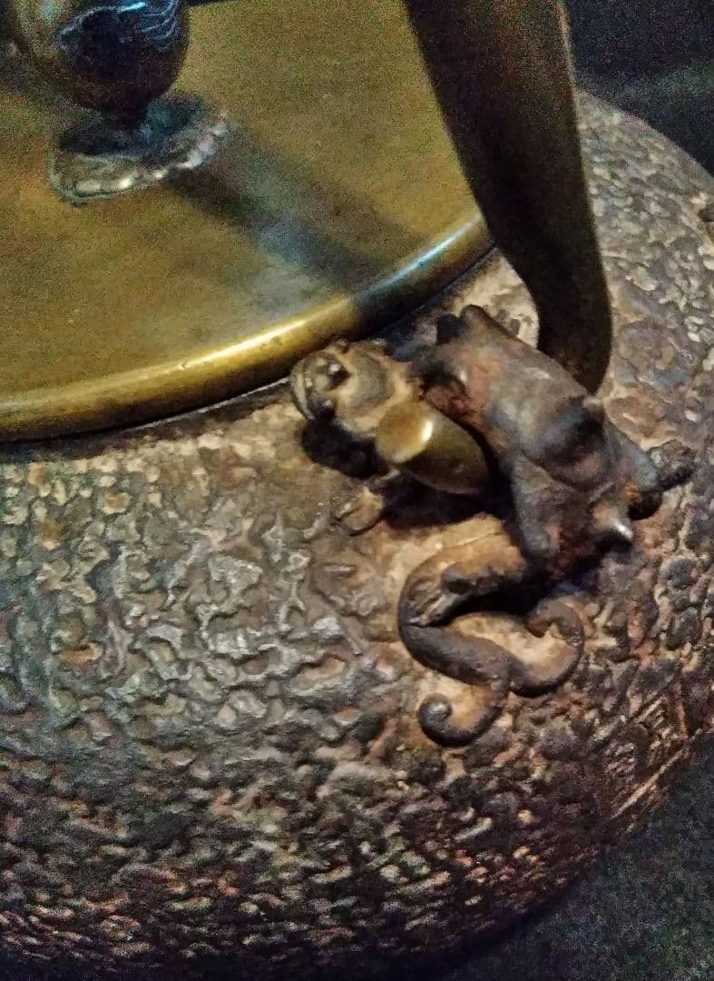 貴重　亀文堂　鉄瓶　明治　未使用品　本物