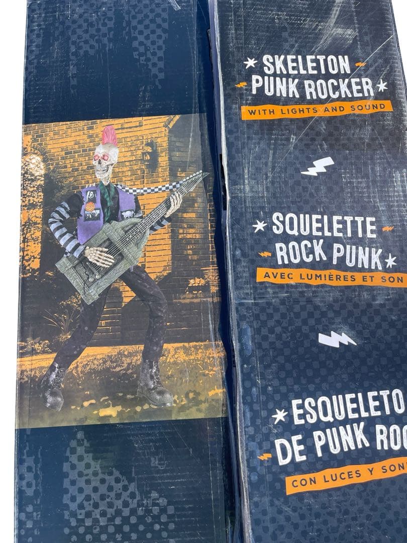 ハロウィン スケルトン パンクロッカー 約185センチコストコ店頭